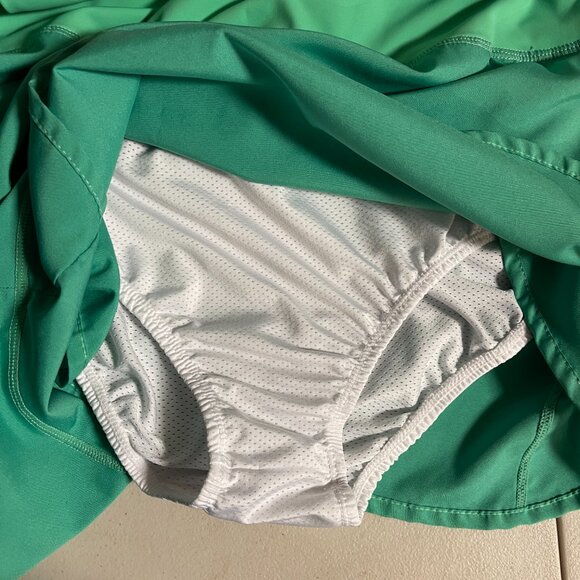Mint Green Athletic Skort Romper – Cute & Comfy Activewear Medium - Picture 10 of 15